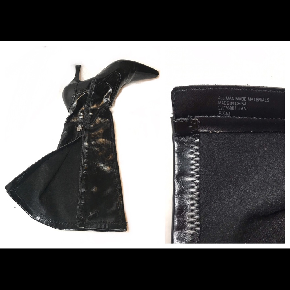 Etienne Aigner Thigh High Riding Boots Heel - Picture 6 of 8